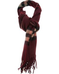 roter Schal mit Schottenmuster von Burberry
