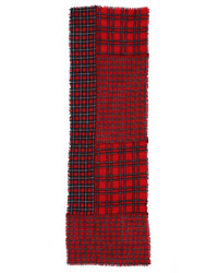 roter Schal mit Schottenmuster von Madewell