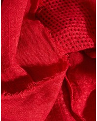 roter Schal von Buji Baja