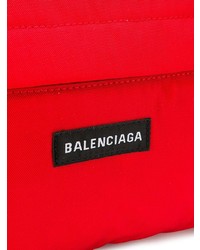 roter Segeltuch Rucksack von Balenciaga