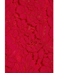 roter Spitze Bleistiftrock von Diane von Furstenberg