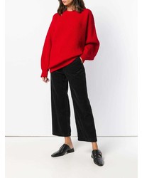 roter Strick Oversize Pullover von Department 5