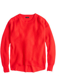roter Strick Pullover