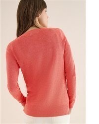 roter Strick Pullover von Cecil