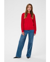 roter Strick Pullover von Kaffe