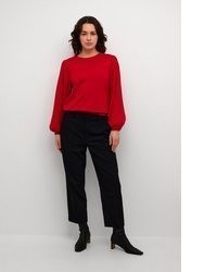 roter Strick Pullover von Kaffe