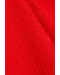 roter Strick Rollkragenpullover von Victoria Beckham