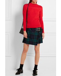 roter Strick Wollpullover von Carven