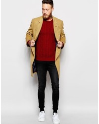 roter Strickpullover von Ted Baker