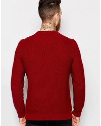 roter Strickpullover von Ted Baker