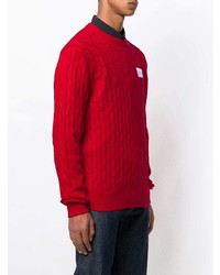 roter Strickpullover von Calvin Klein Jeans