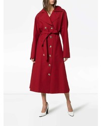 roter Trenchcoat von Khaite