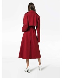 roter Trenchcoat von Khaite