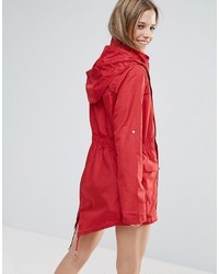 roter Trenchcoat von Brave Soul