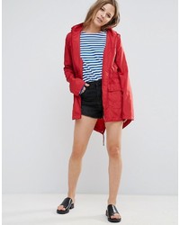 roter Trenchcoat von Brave Soul