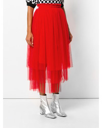 roter Tüllrock von MSGM