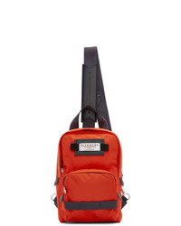 roter und schwarzer Segeltuch Rucksack von Givenchy