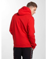 roter und weißer bedruckter Pullover mit einem Kapuze von Thug Life