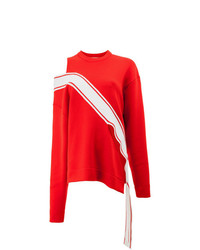 roter und weißer bedruckter Pullover mit einem Rundhalsausschnitt von Monse
