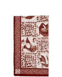 roter und weißer bedruckter Schal von Loewe