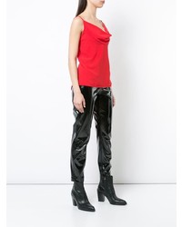 rotes ärmelloses Oberteil von Gareth Pugh