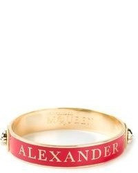 rotes Armband von Alexander McQueen
