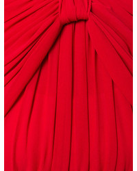 rotes ausgestelltes Kleid aus Seide von Giambattista Valli