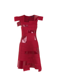 rotes ausgestelltes Kleid von Gloria Coelho