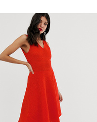 rotes ausgestelltes Kleid von Y.A.S Tall