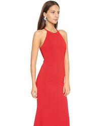 rotes Ballkleid von Badgley Mischka