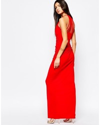 rotes Ballkleid