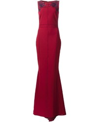 rotes Ballkleid von Marchesa