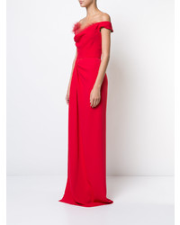 rotes Ballkleid von Marchesa Notte