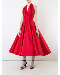 rotes Ballkleid von Romona Keveza