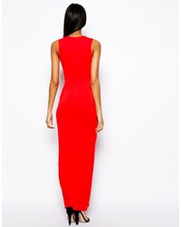 rotes Ballkleid von Asos