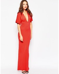 rotes Ballkleid von Asos