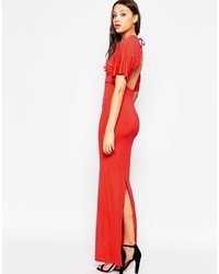 rotes Ballkleid von Asos