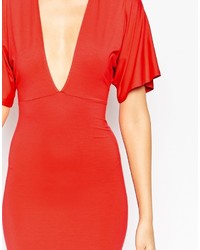 rotes Ballkleid von Asos