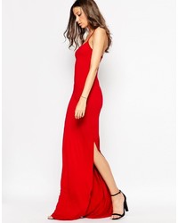 rotes Ballkleid