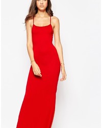 rotes Ballkleid