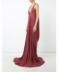 rotes Ballkleid von Rick Owens Lilies