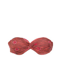 rotes bedrucktes Bikinioberteil von Sissa