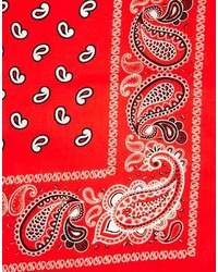 rotes bedrucktes Einstecktuch von Asos