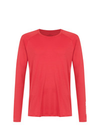 rotes bedrucktes Langarmshirt von Track & Field