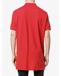 rotes bedrucktes Polohemd von Givenchy