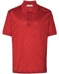 rotes bedrucktes Polohemd von Givenchy