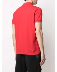 rotes bedrucktes Polohemd von DSQUARED2