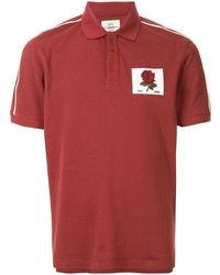 rotes bedrucktes Polohemd von Kent & Curwen