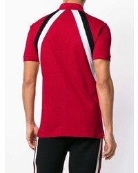 rotes bedrucktes Polohemd von Givenchy