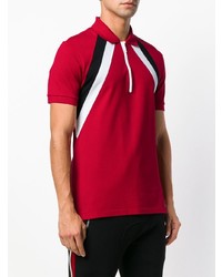 rotes bedrucktes Polohemd von Givenchy